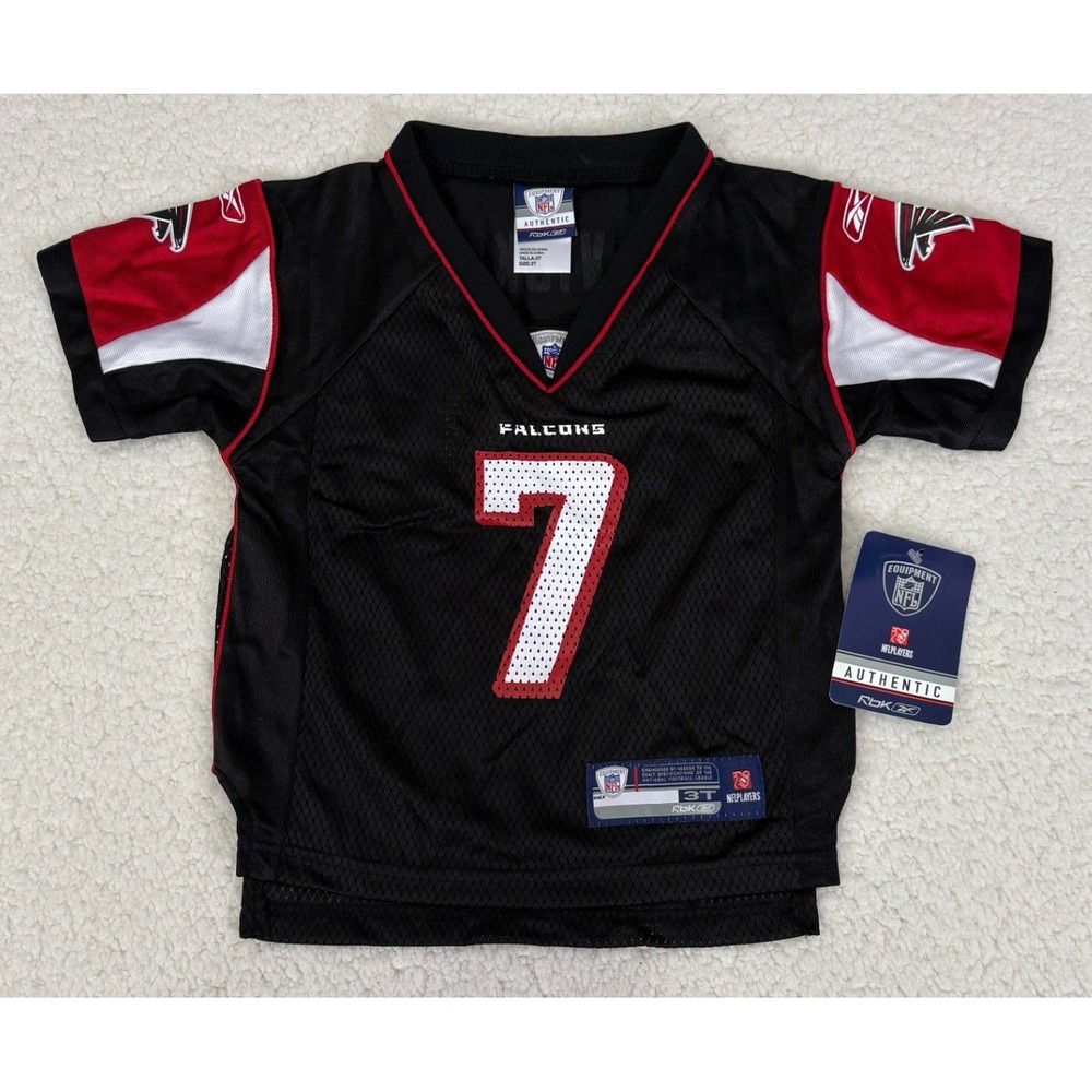 Reebok NFL Atlanta Falcons Michael Vick 7 Jersey Toddler 3T Black Red New